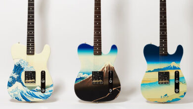 “A special guitar that features art by world-renowned artists”: Fender Japan’s latest Art Canvas creations bring an iconic Japanese art landscape print series from the 1800s to the Esquire