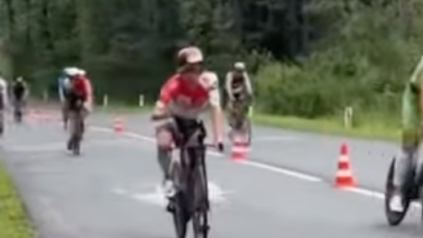 [VIDEO] Sam Laidlow shares bizarre drafting video Ironman Klagenfurt: ‘Let’s do something about it’