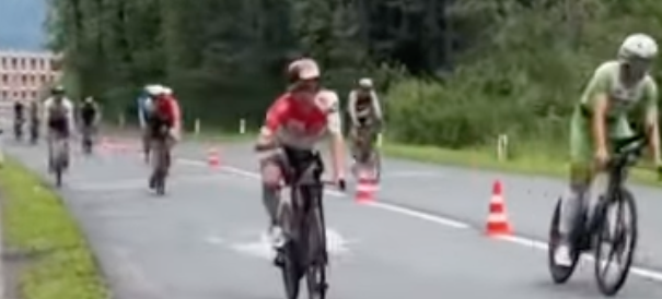 [VIDEO] Sam Laidlow shares bizarre drafting video Ironman Klagenfurt: ‘Let’s do something about it’