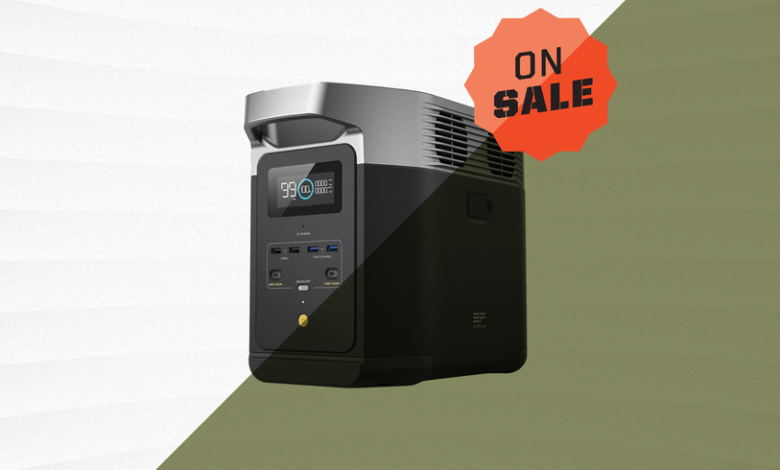 Prepare for Hurricane Season With Nearly Half Off EcoFlow Portable Generators at Amazon