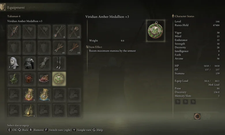 How to get the Viridian Amber Medallion +3 in Elden Ring