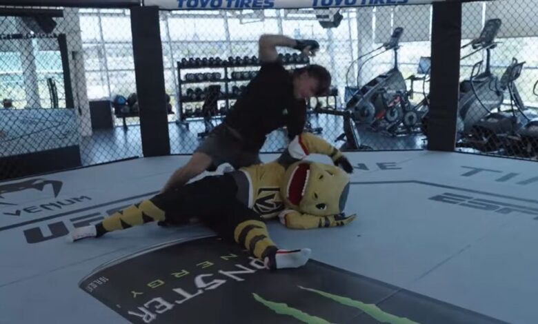 UFC 303 Embedded, episode 1: Diego Lopes manhandles Las Vegas Knights mascot