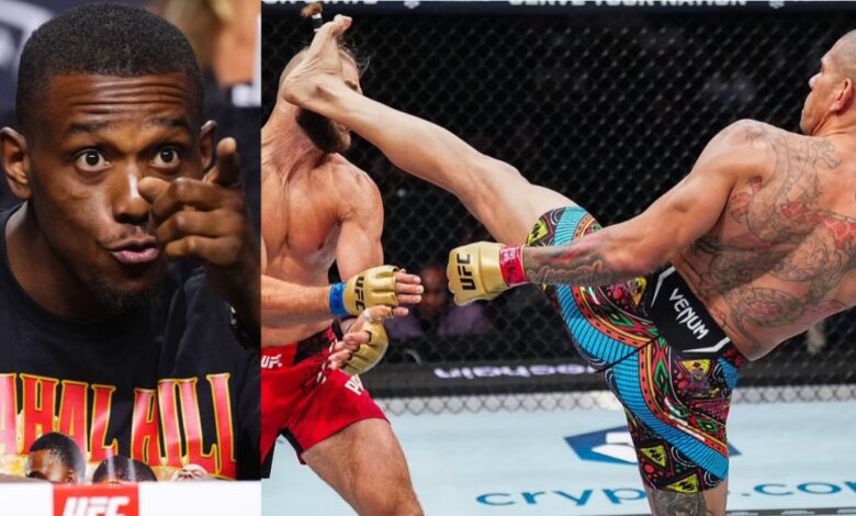 WATCH | Jamahal Hill live reacts to Alex Pereira’s head kick knockout at UFC 303