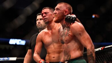 Nate Diaz tells Conor McGregor critics to ‘shut up and sit down’