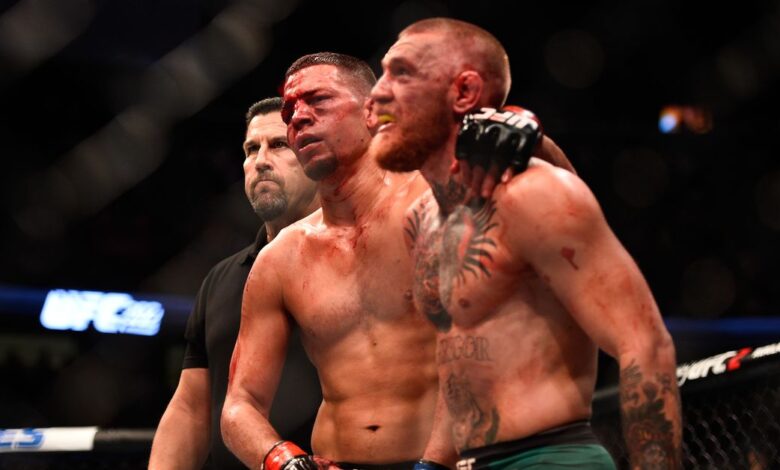 Nate Diaz tells Conor McGregor critics to ‘shut up and sit down’