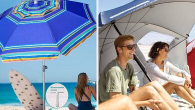 Some Of The Highest-Rated Beach Umbrellas On Amazon Are Also So Affordable