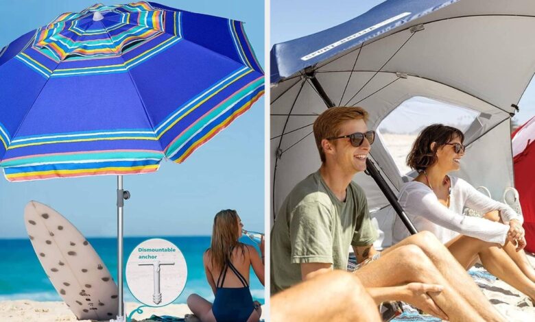 Some Of The Highest-Rated Beach Umbrellas On Amazon Are Also So Affordable