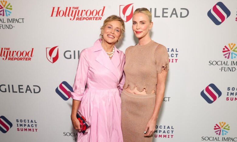 Sharon Stone, Charlize Theron Dive Deep on Hollywood Philanthropy at THR’s Social Impact Summit