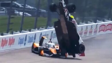 Kirkwood takes back criticism of Rossi and Robb over big IndyCar shunt