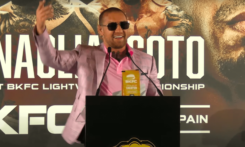 Watch: Conor McGregor talks BKFC ownership — ‘I’m not up here as just an owner, I’m player-manager’