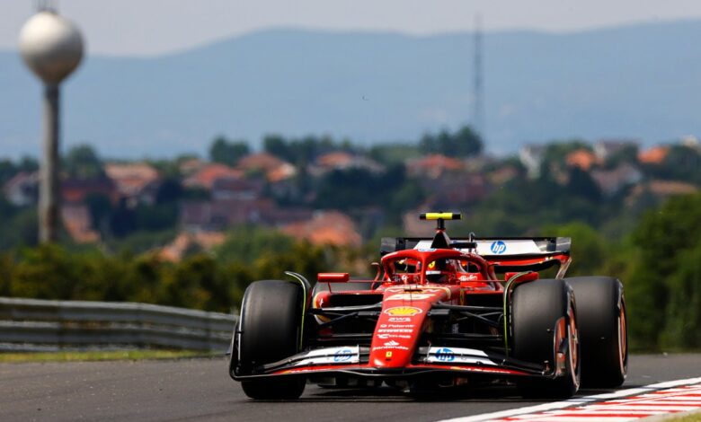 F1 Hungarian GP: Sainz quickest in FP1 over Verstappen, Leclerc