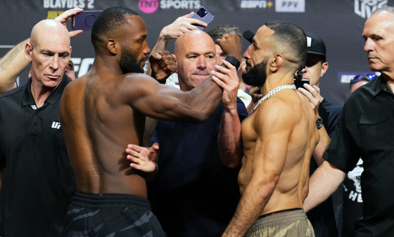 UFC 304 Ceremonial Weigh-In Face-Offs