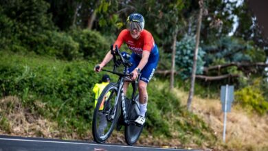 Olympic Games cycling time trial NIGHTMARE for Taylor Knibb as US triathlon phenom crashes THREE TIMES at Paris 2024