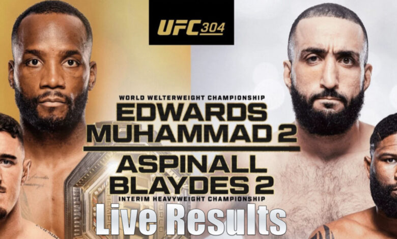 UFC 304 Live Results: Leon Edwards vs. Belal Muhammad 2