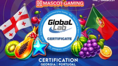 Mascot Gaming Certified in Georgia and Portugal by Global Lab