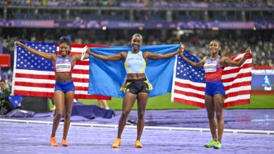 Black Girl Magic! Sprinter Julien Alfred Claims St. Lucia’s First-Ever Gold Medal, Defeating Sha’Carri Richardson & Melissa Jefferson