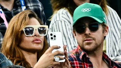 Ryan Gosling and Eva Mendes Shared Extremely Rare PDA at the 2024 Paris Olympics