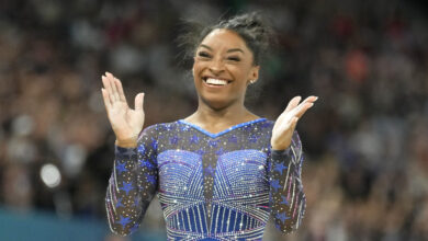 Simone Biles doesn’t close door on 2028 Summer Olympics