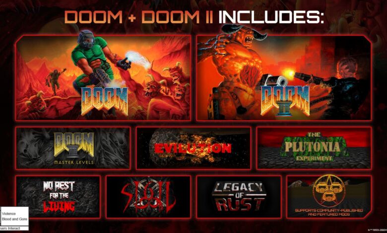 Classic Doom games receive a new official episode and a major update for Quakecon