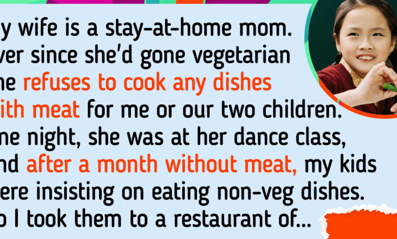 My Vegetarian Wife Forces Me and My Kids to Stop Eating Meat