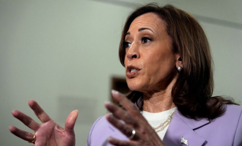 Harris says Fed is independent and she would never interfere in its decisions