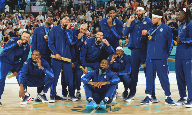 USA Men’s Basketball Recreates Iconic Photo on Paris Steps After Winning Gold Medal