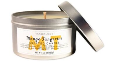 Trader Joe's Company Recalls Mango Tangerine Scented Candles Due to Fire Hazard