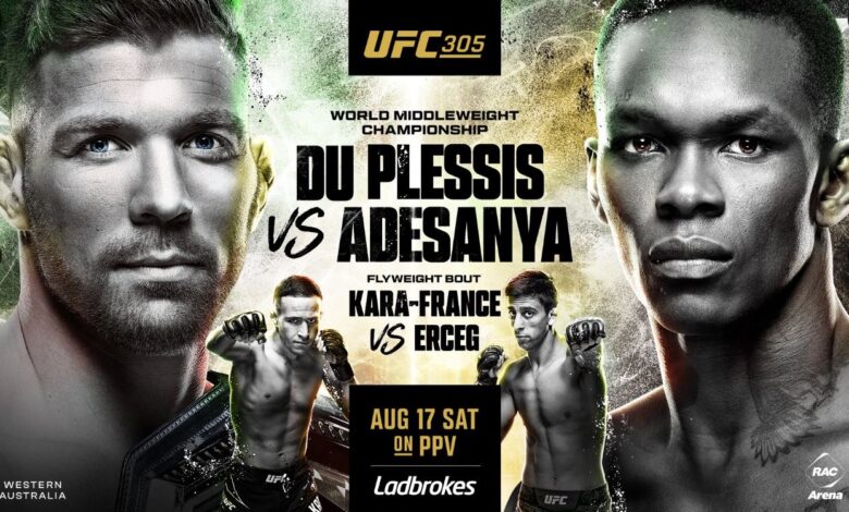 UFC 305: ‘Du Plessis vs. Adesanya’ Live Results and Highlights