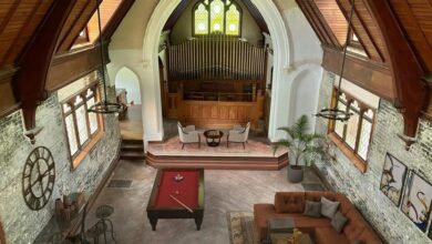 Former Church That Was Transformed Into a Stunning Family Home Lists for $350K in Upstate New York