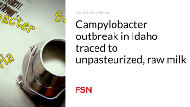 Campylobacter outbreak in Idaho traced to unpasteurized, raw milk