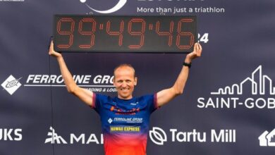 Rait Ratasepp breaks world record decathlon and finishes ten Long Distance Triathlons under hundred hours