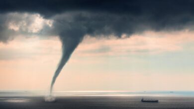 Bayesian Yacht Sinking: Climate Change Created Perfect Storm for Waterspouts