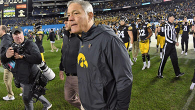 Iowa’s Kirk Ferentz suspended for season-opening game over violations related to Cade McNamara recruitment