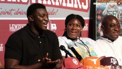 WATCH: 5-Star Offensive Lineman Michael Fasusi Commits to Oklahoma