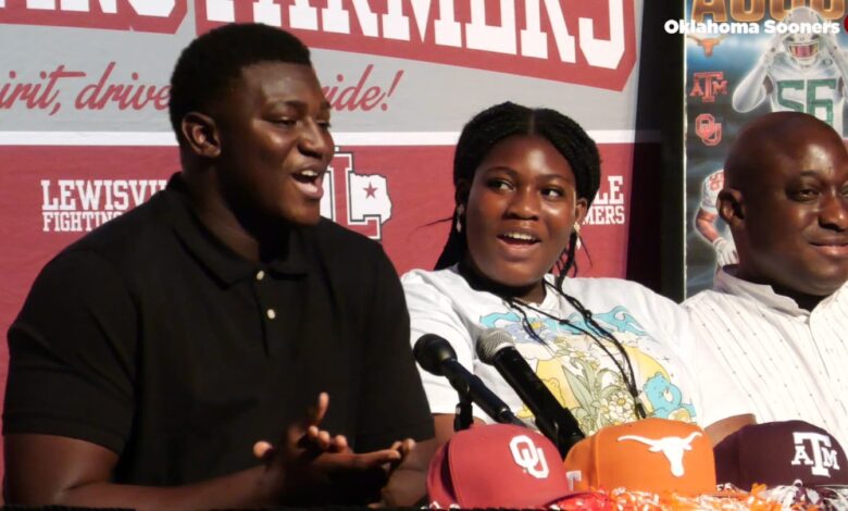 WATCH: 5-Star Offensive Lineman Michael Fasusi Commits to Oklahoma