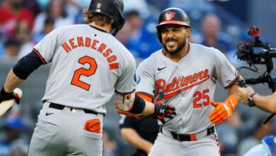 Veteran Anthony Santander is having a monster season for the young Orioles