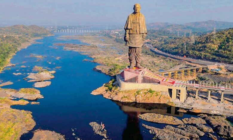 Gujarat rains wreak havoc: Road from Vadodara to Statue of Unity collapses | Watch viral video