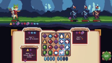 Witching Stone has you joining up shapes into spells and is massively charming