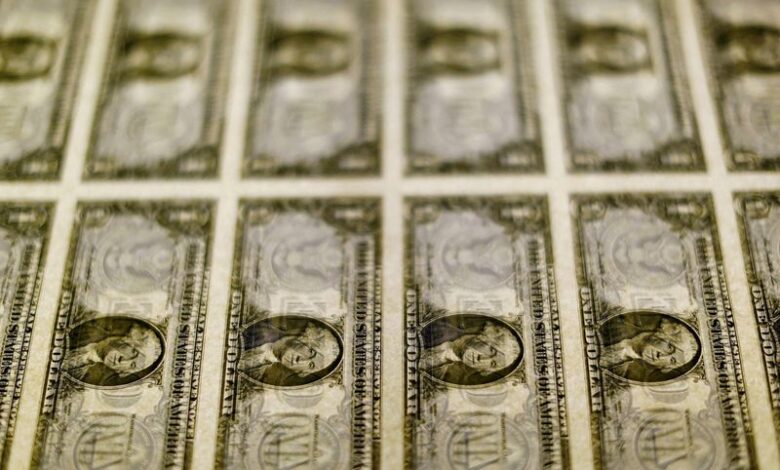 Dollar edges to two-week high vs euro as US payroll data looms