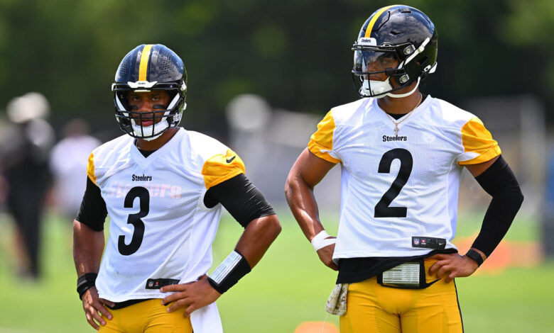 Mike Tomlin: Steelers prepping for Justin Fields to start over Russell Wilson vs. Broncos on Sunday