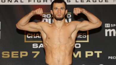 Bellator San Diego fight night weights: Usman Nurmagomedov, Alexander Shabliy both pack on nearly 20 pounds