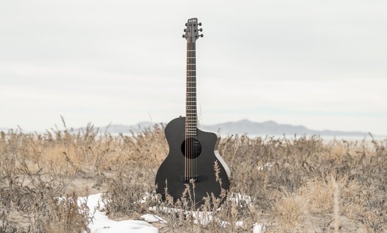 “You almost forget you’re playing a carbon fiber guitar… this is a lifestyle instrument that is ready for the stage, the studio and even the great outdoors”: KLOS Guitar’s Grand Cutaway Mini is made to go with you – wherever you want to play