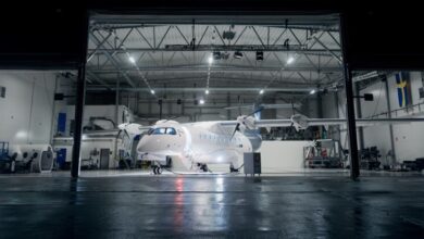 In pictures: Heart Aerospace unveils 30-seater electric aircraft prototype