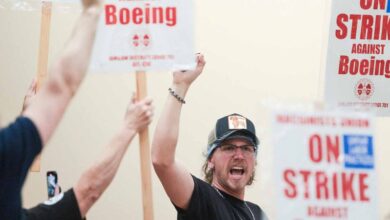 Striking Boeing Workers Maintain Resolve After First Week