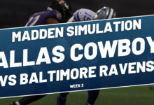 Dallas Cowboys lose heartbreaker to Baltimore Ravens in Madden simulation