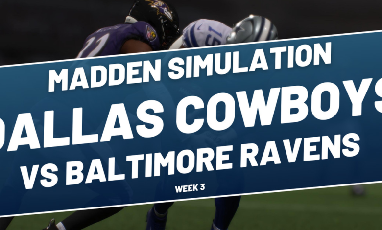 Dallas Cowboys lose heartbreaker to Baltimore Ravens in Madden simulation