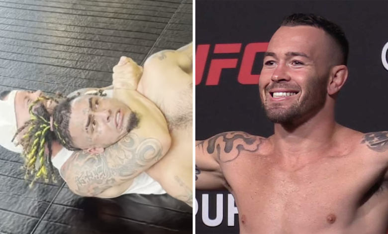 Colby Covington chokes musician Lil Pump unconscious