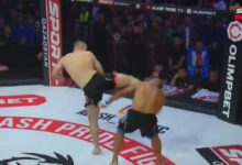 Watch UFC vet Damir Ismagulov score spectacular spinning kick knockout