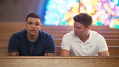 ‘American Sports Story’ Stars Josh Rivera and Patrick Schwarzenegger Break Down Their Larger-Than-Life Take on Aaron Hernandez and Tim Tebow