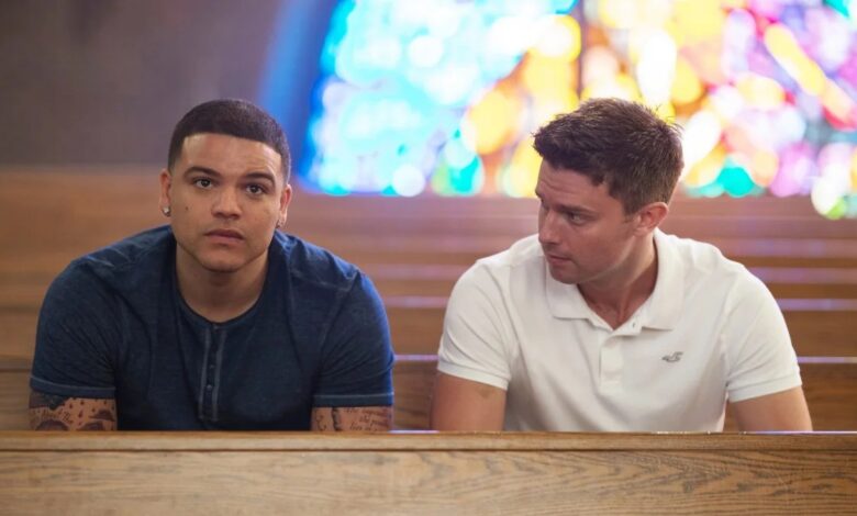 ‘American Sports Story’ Stars Josh Rivera and Patrick Schwarzenegger Break Down Their Larger-Than-Life Take on Aaron Hernandez and Tim Tebow